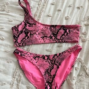 triangl melrose snake bikini